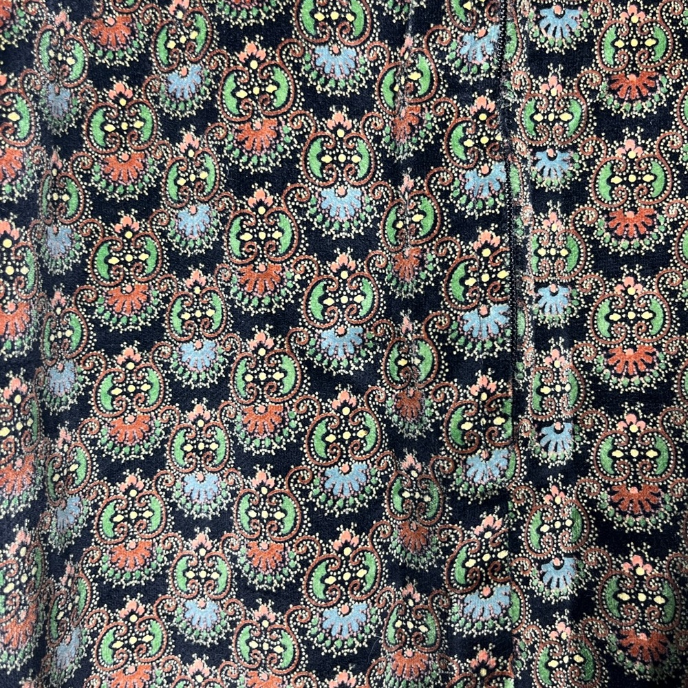 Vintage Paisley Maxi Skirt Vintage Size 18 Modern size 12 - Picture 3 of 6